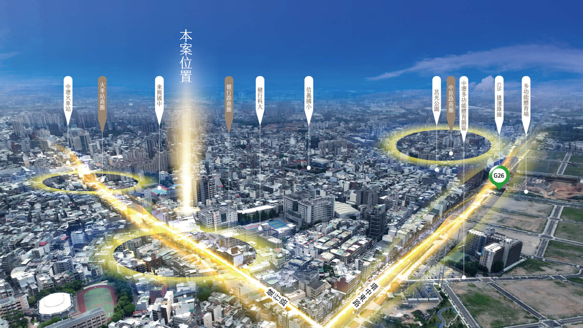 空拍定位圖